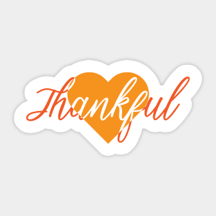 Thankful Sticker